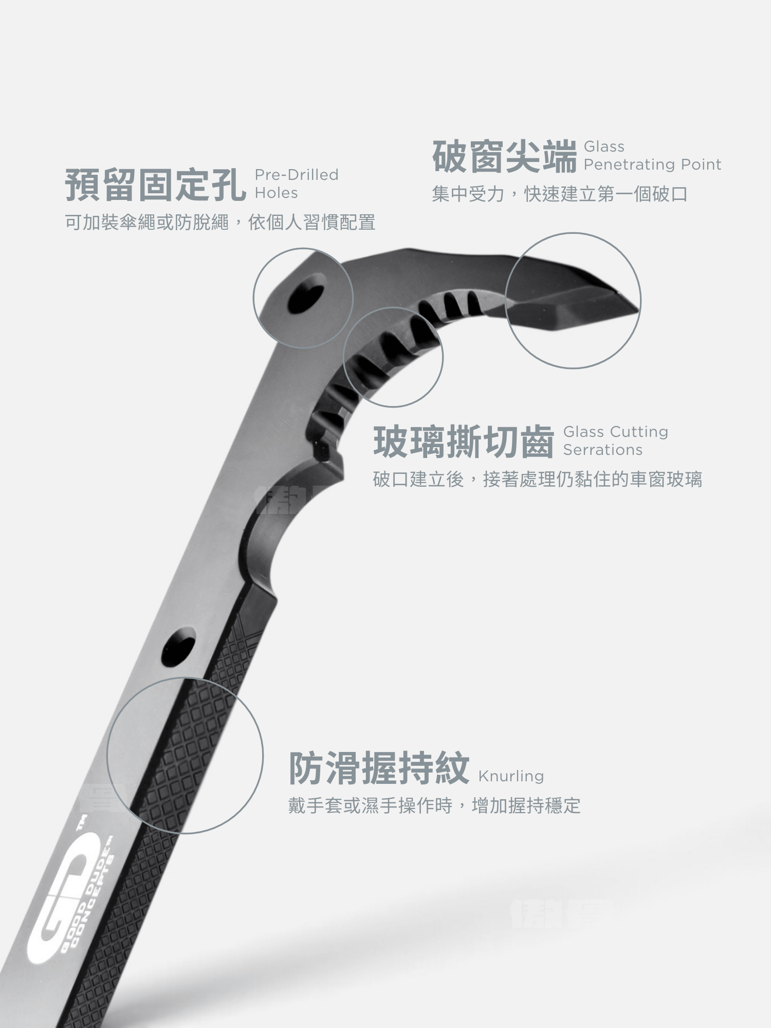 Good Dude Concepts BRB 破拆救援工具 Breach Rescue Bar 傲骨戰術裝備屋 破窗工具