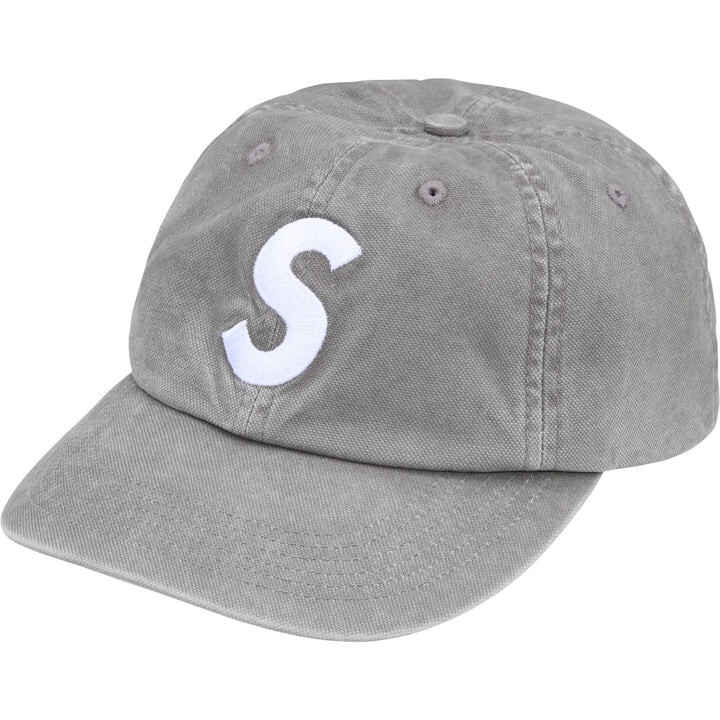 Supreme washed Canvas S logo cap