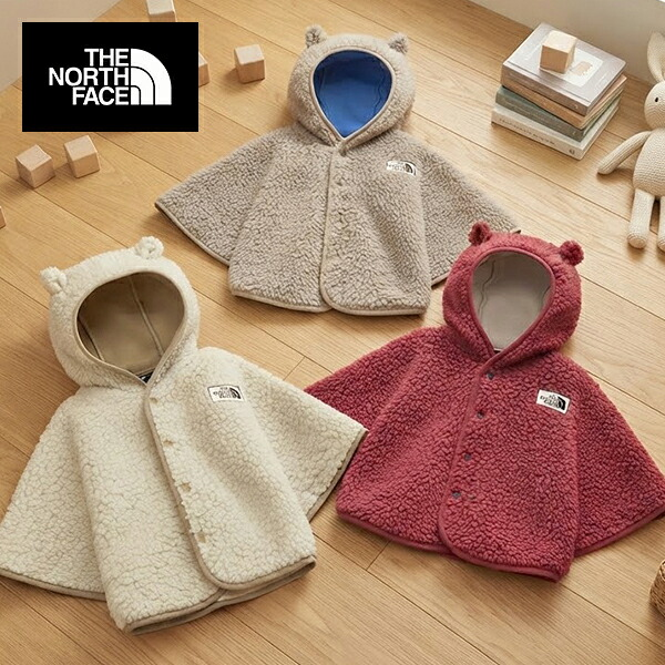 日本 THE NORTH FACE｜Cuddle Fleece Poncho Baby 斗篷