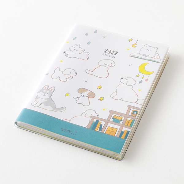 2027 小狗 A6 週計畫手帳 POCKET DIARY｜日本MIDORI