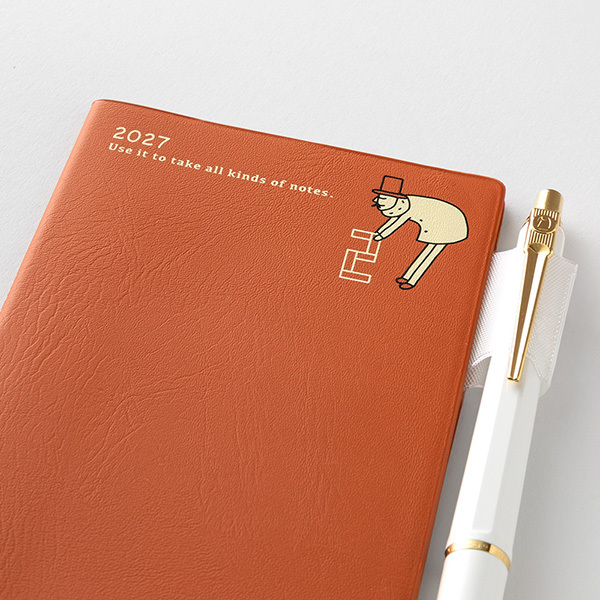 2027 歐吉桑 迷你月計畫 POCKET DIARY｜日本MIDORI
