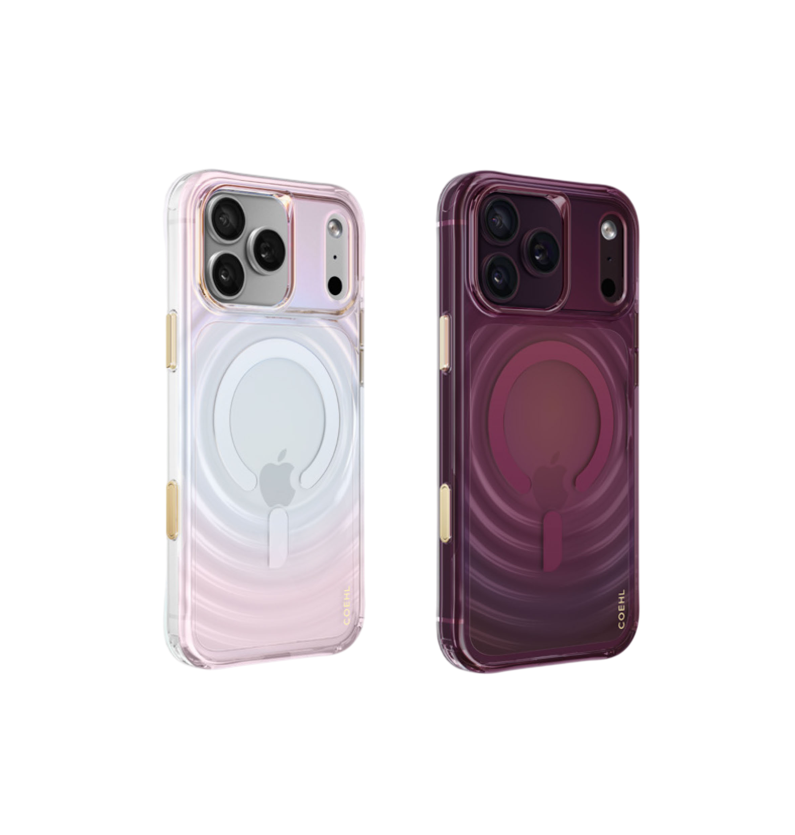COEHL Vela iPhone 18 系列防刮纖薄水波紋磁吸手機殼