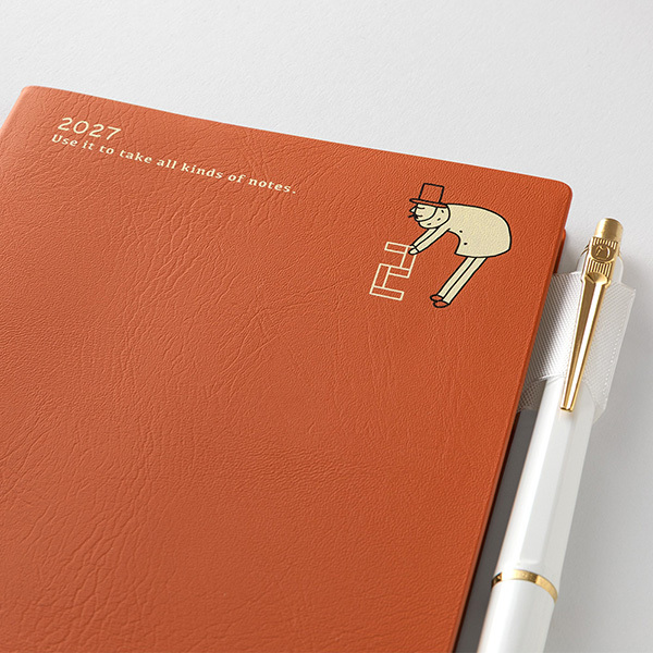 2027 歐吉桑 A6月計畫 POCKET DIARY｜日本MIDORI