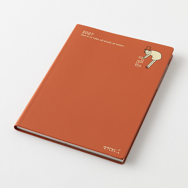 2027 歐吉桑 A6月計畫 POCKET DIARY｜日本MIDORI