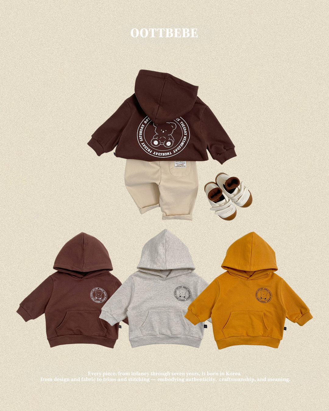 OOTT BEBE Signature Family Hoodie（With Mom）