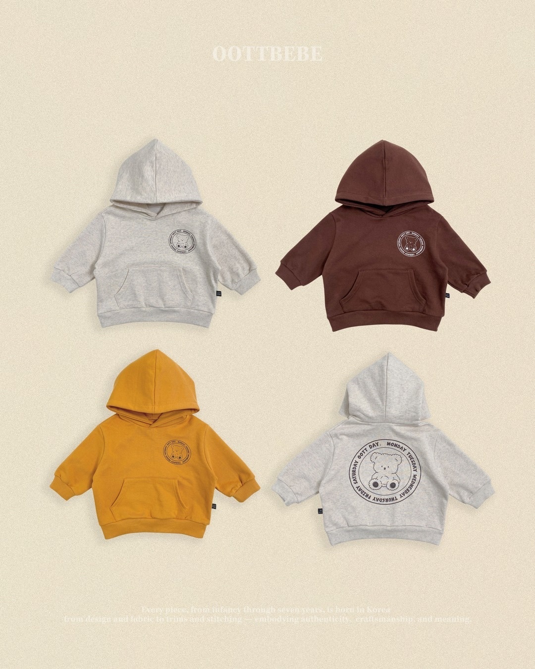 OOTT BEBE Signature Family Hoodie（With Mom）