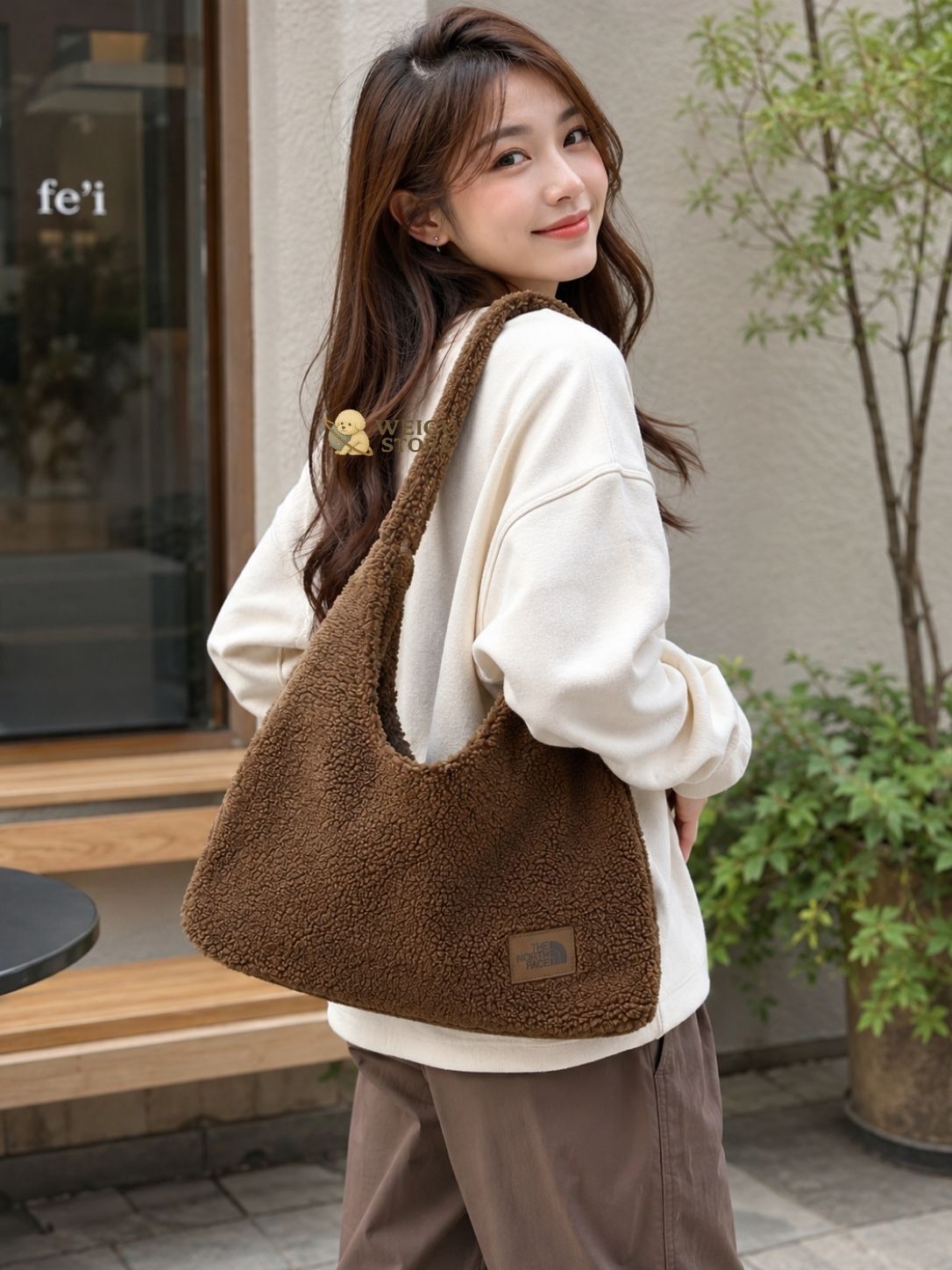 【預購】The North Face TRIG BAG_FL 絨毛單肩包 NN2PS90