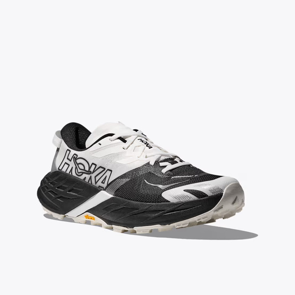 Hoka Speedgoat 7 Wide 1171930-BWHT 男 越野鞋 寬楦 輕量 郊山 野跑 黑 白