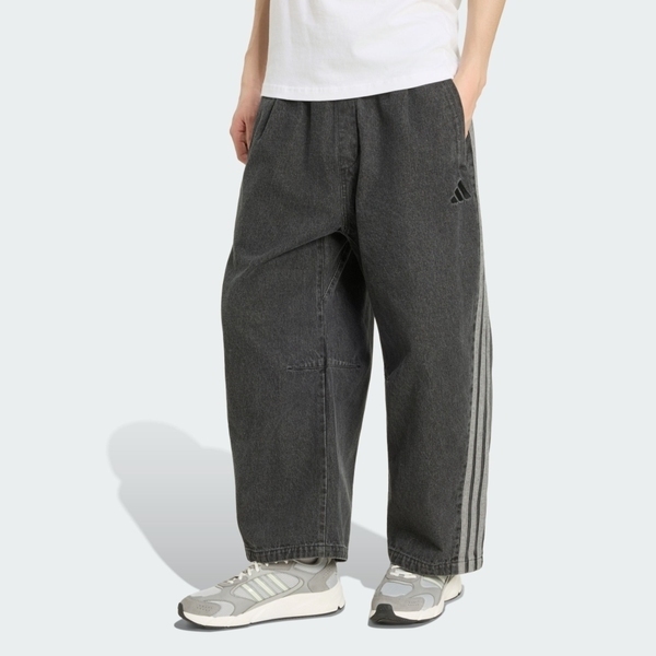 Adidas 愛迪達 Sta Dnm Ovr Pnt KV5882 男 長褲 丹寧長褲 休閒長褲 經典 黑