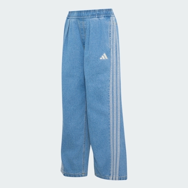 Adidas 愛迪達 St Dnm Wsh Pt KV0619 女 長褲 丹寧長褲 休閒長褲 水洗 舒適 藍