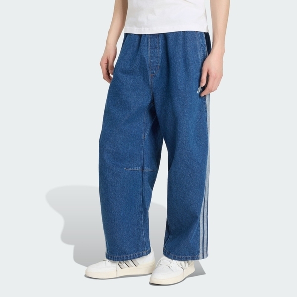 Adidas 愛迪達 Sta Dnm Ovr Pnt KV5883 男 長褲 丹寧長褲 休閒長褲 深藍