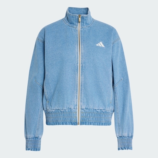 Adidas 愛迪達 St Dnm Wsh Jk KV0625 女 立領外套 丹寧外套 休閒穿搭 藍