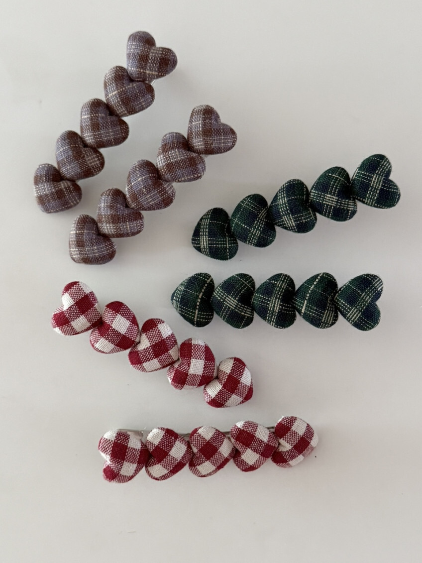 Gingham heart