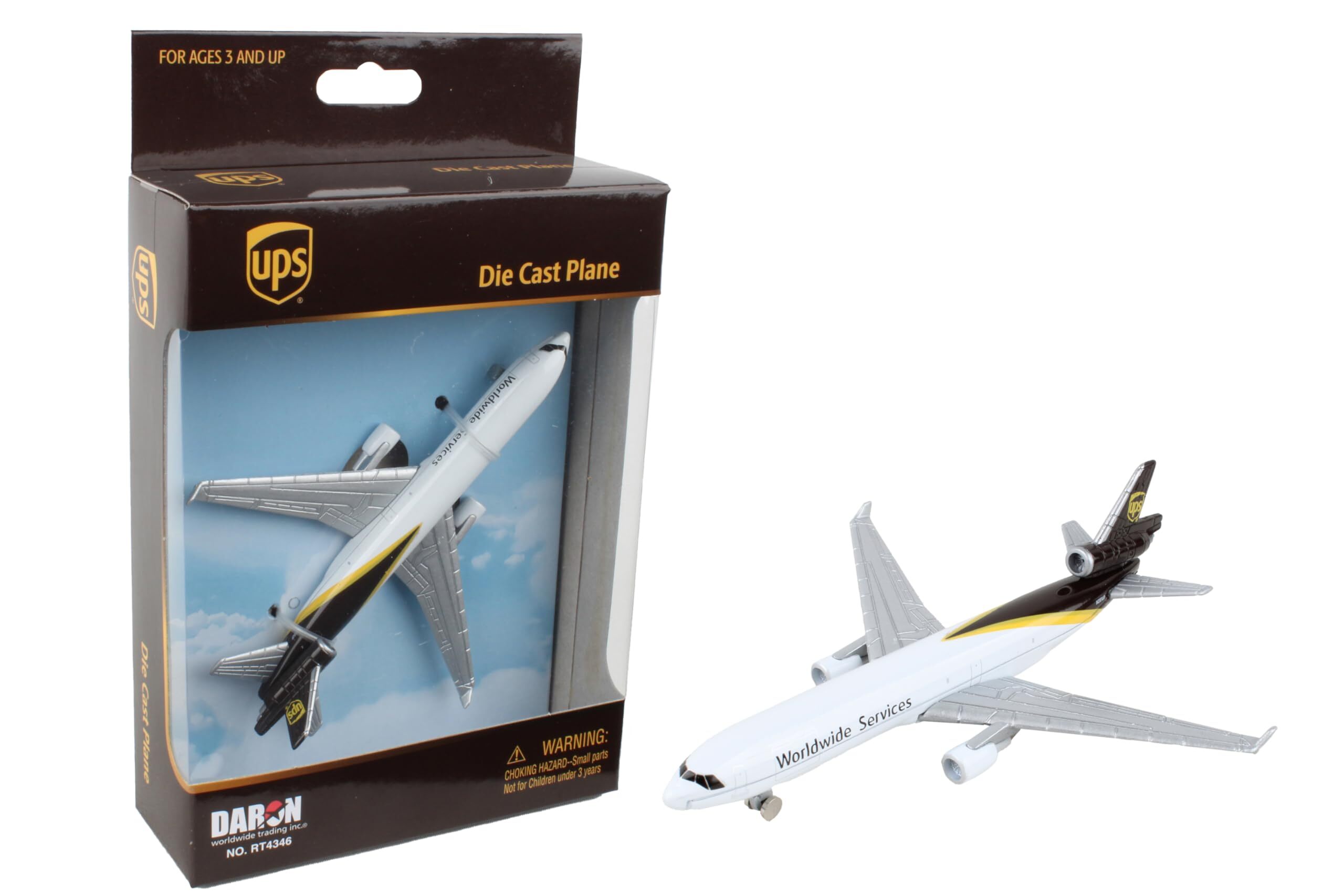 UPS優比速貨運 MD-11單架飛機玩具