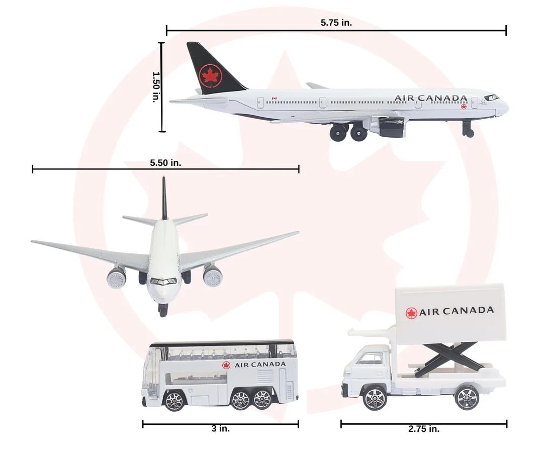 加拿大航空 波音777機場玩具組(小)