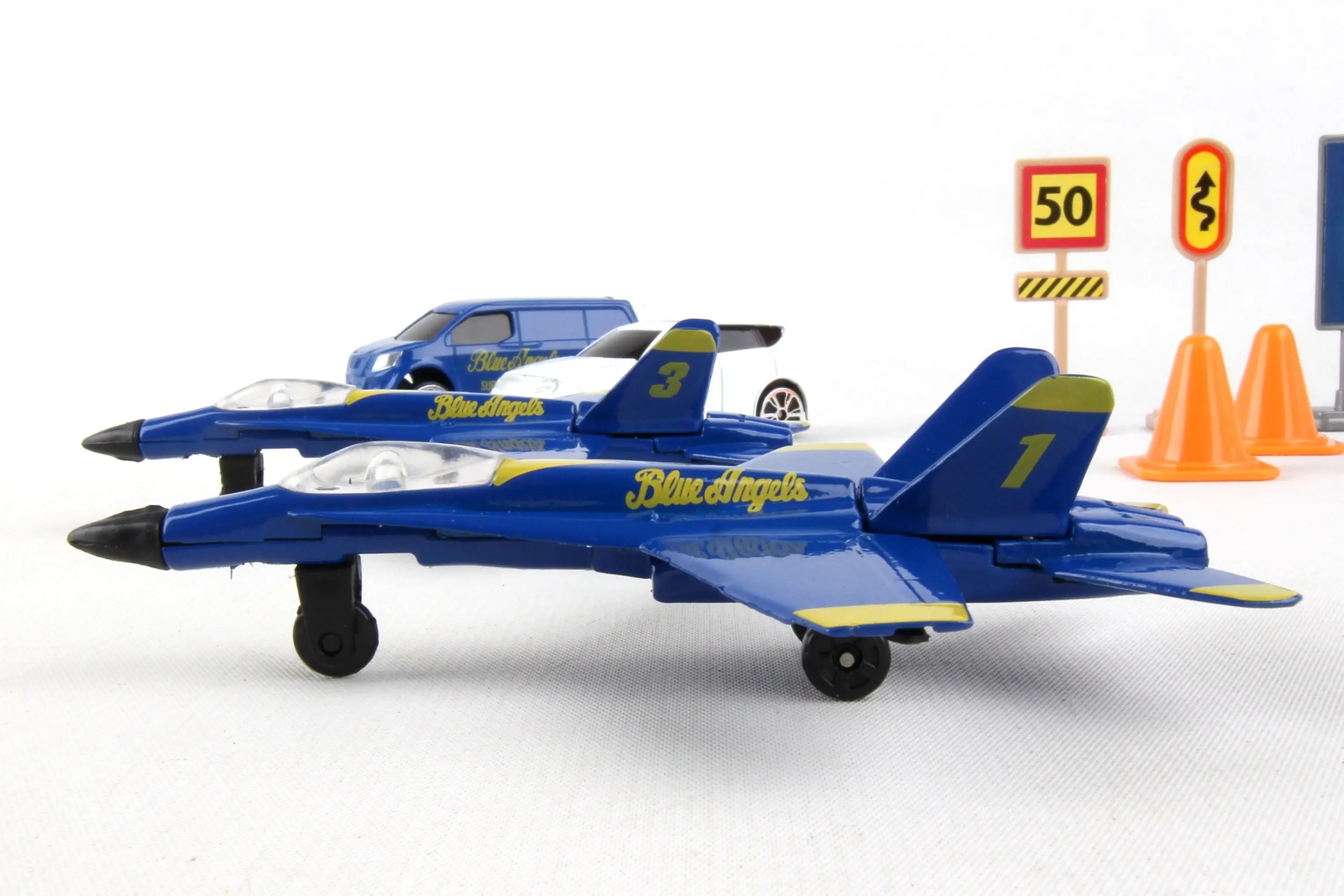 美國海軍 F/A-18藍天使玩具組