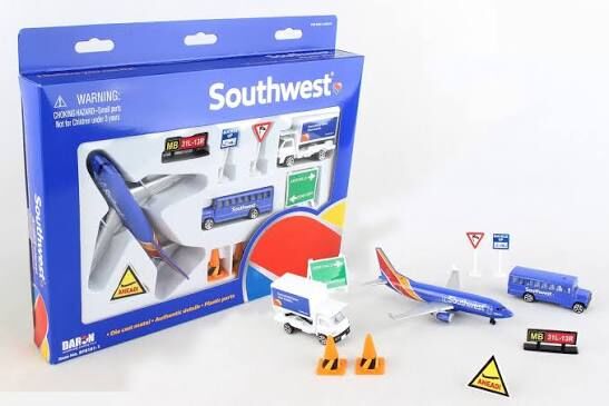 西南航空 波音737機場玩具組 (小)