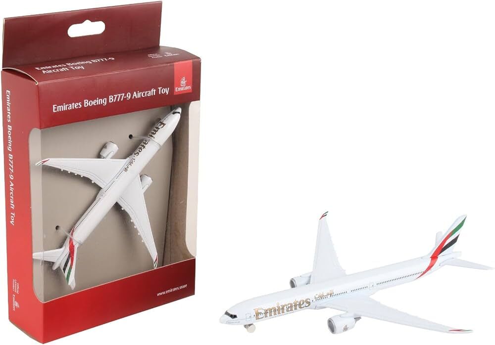 阿聯酋航空 波音777X單架飛機玩具