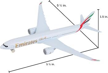 阿聯酋航空 波音777X單架飛機玩具