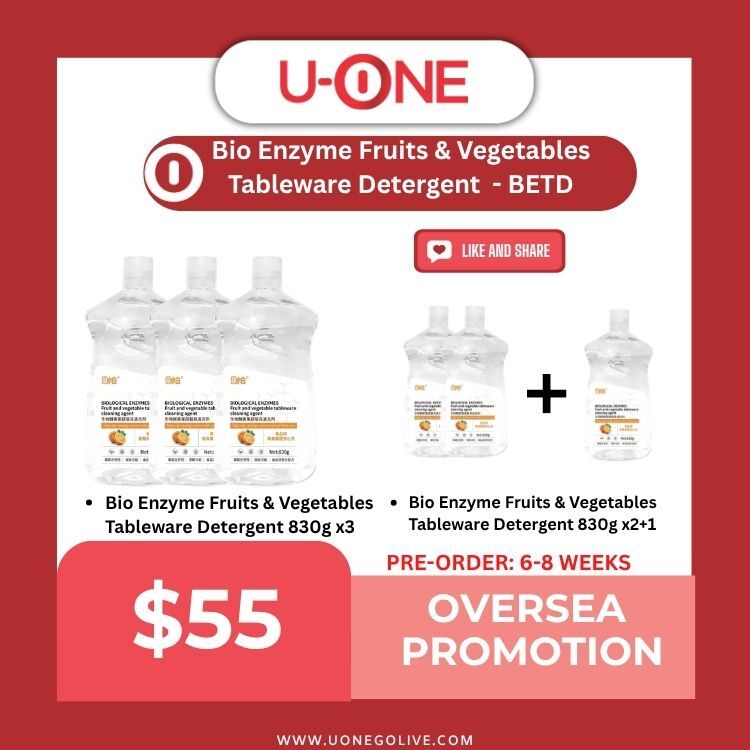Bio Enzyme Fruits & Vegetables Tableware Detergent  - BETD