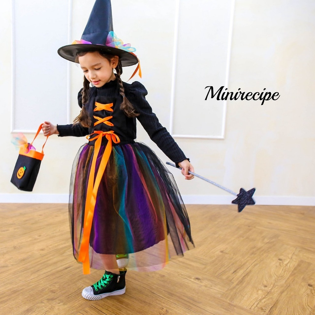 正韓秋Minirecipe 南瓜女巫洋裝