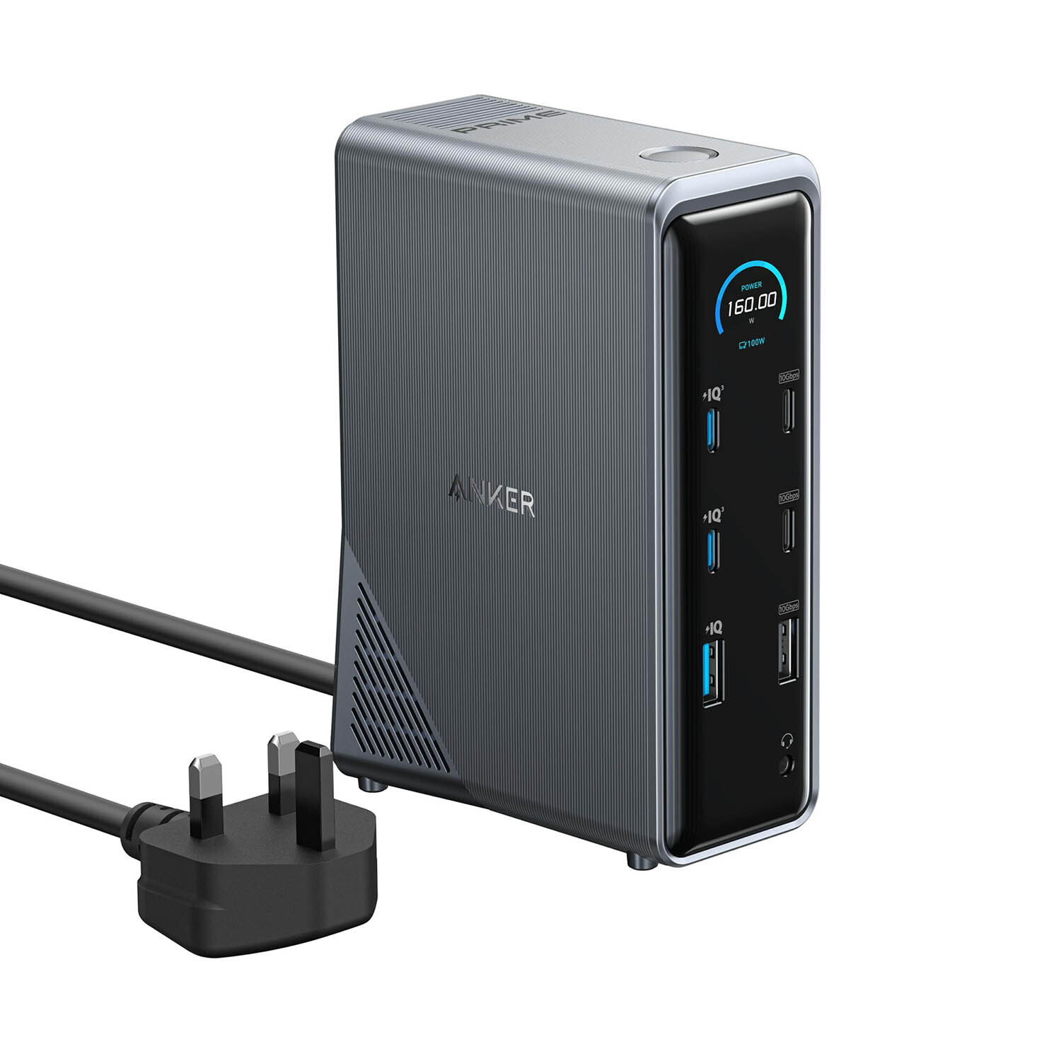 ANKER Prime Charging Docking Station (14-in-1, Dual Display, 160W) (A83B6)