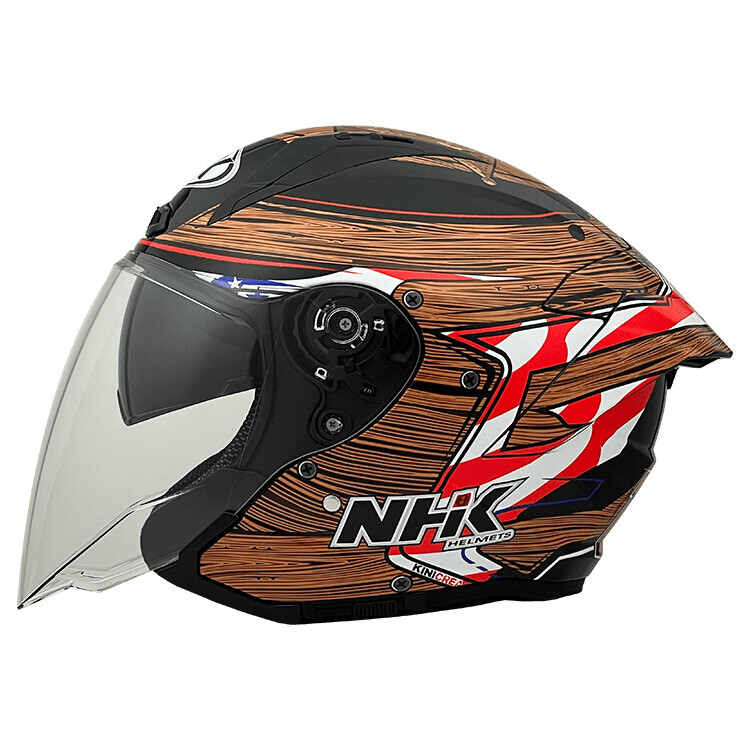 NHK S2GP Pro 3/4罩安全帽 彩繪 DM17＃2 美國站警長