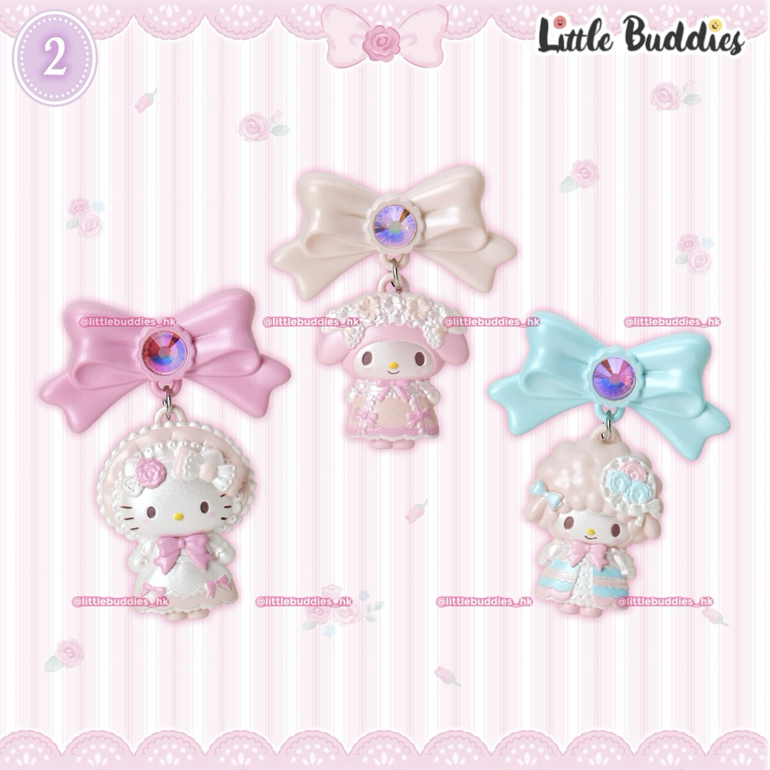 日本 Sanrio 休閒時光系列 搖擺公仔襟針 童話派對