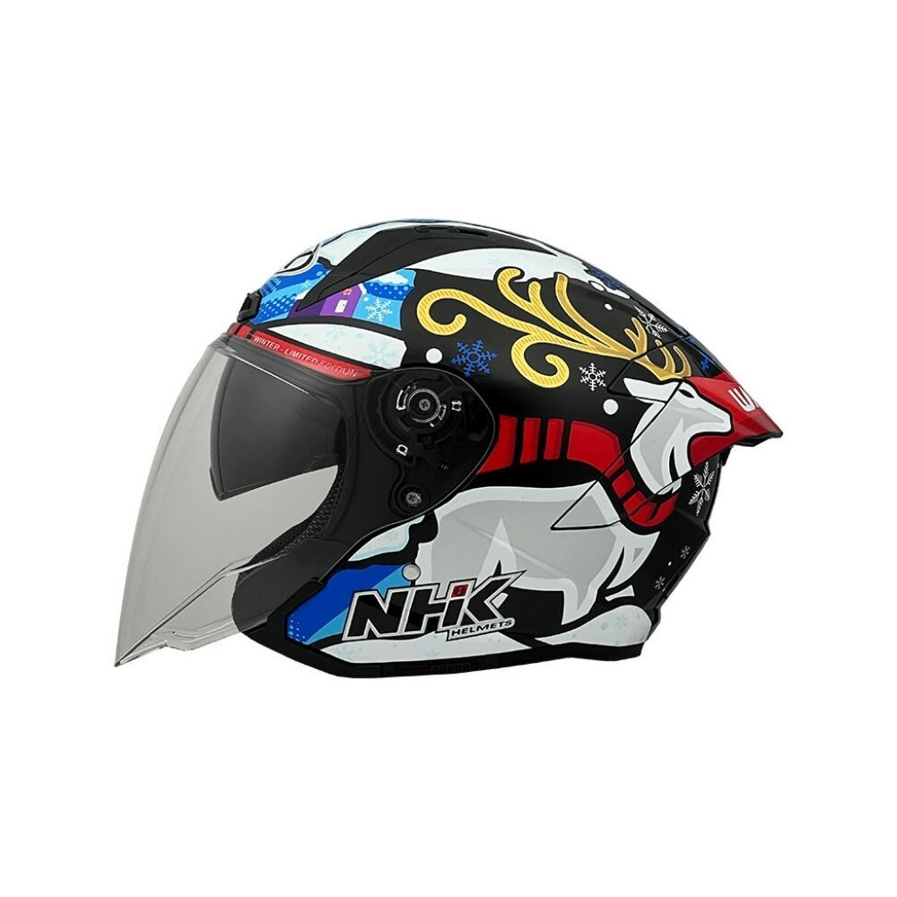 【預購商品】NHK S2GP Pro 3/4罩安全帽 彩繪 初雪