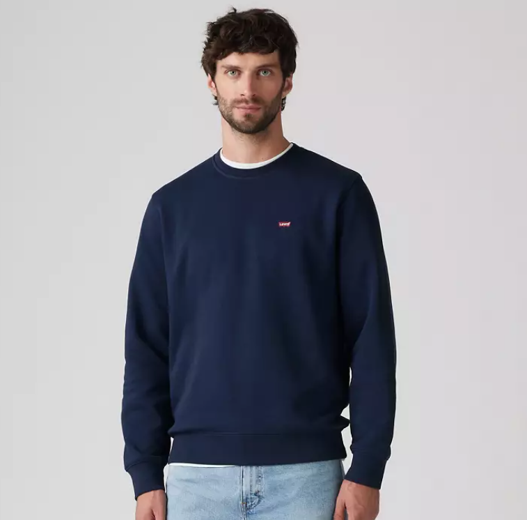 【預購】LEVIS N090456 Core 男裝圓領衛衣 (深藍色)