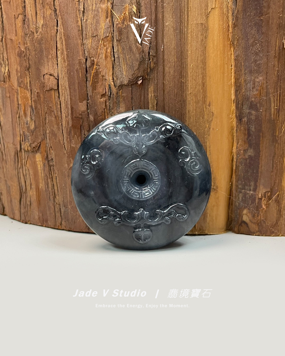 【JadeV｜翡境寶石】烏雞 福壽雙全 翡翠