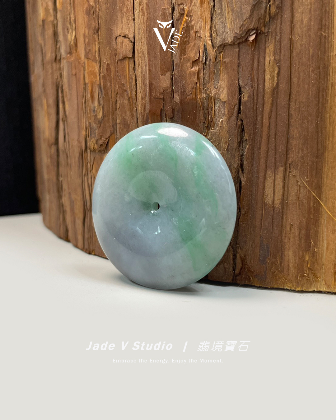 【JadeV｜翡境寶石】烏雞 飄花 平安扣 翡翠