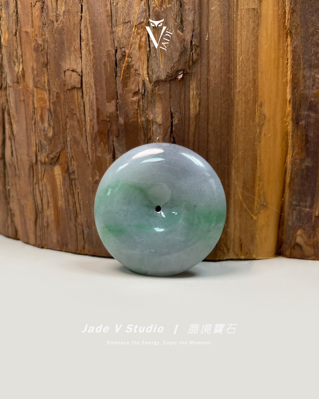 【JadeV｜翡境寶石】烏雞 飄花 平安扣 翡翠