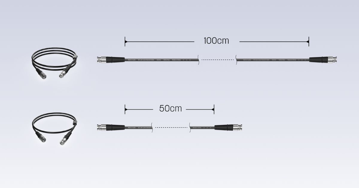 Matrix Audio 銀銅 Hi-Fi 時鐘線提供兩種標準長度: 50cm及100cm