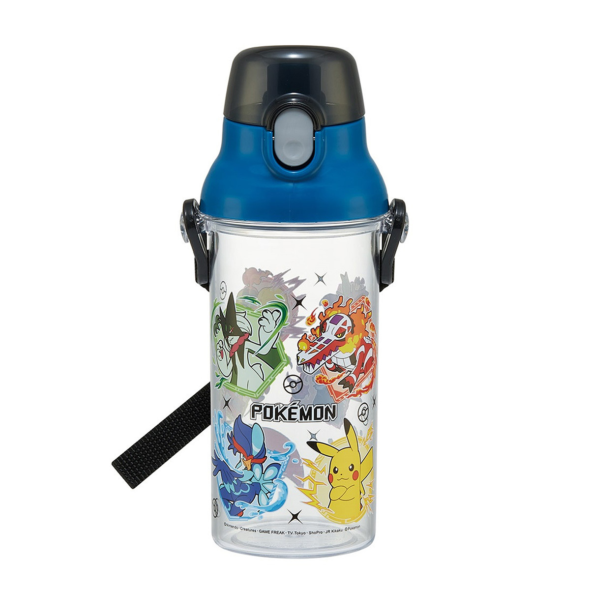 Skater Pokémon 480ml Clear Bottle -PSB5TR
