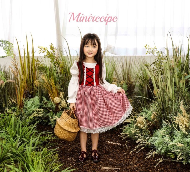 正韓秋Minirecipe 小紅帽洋裝