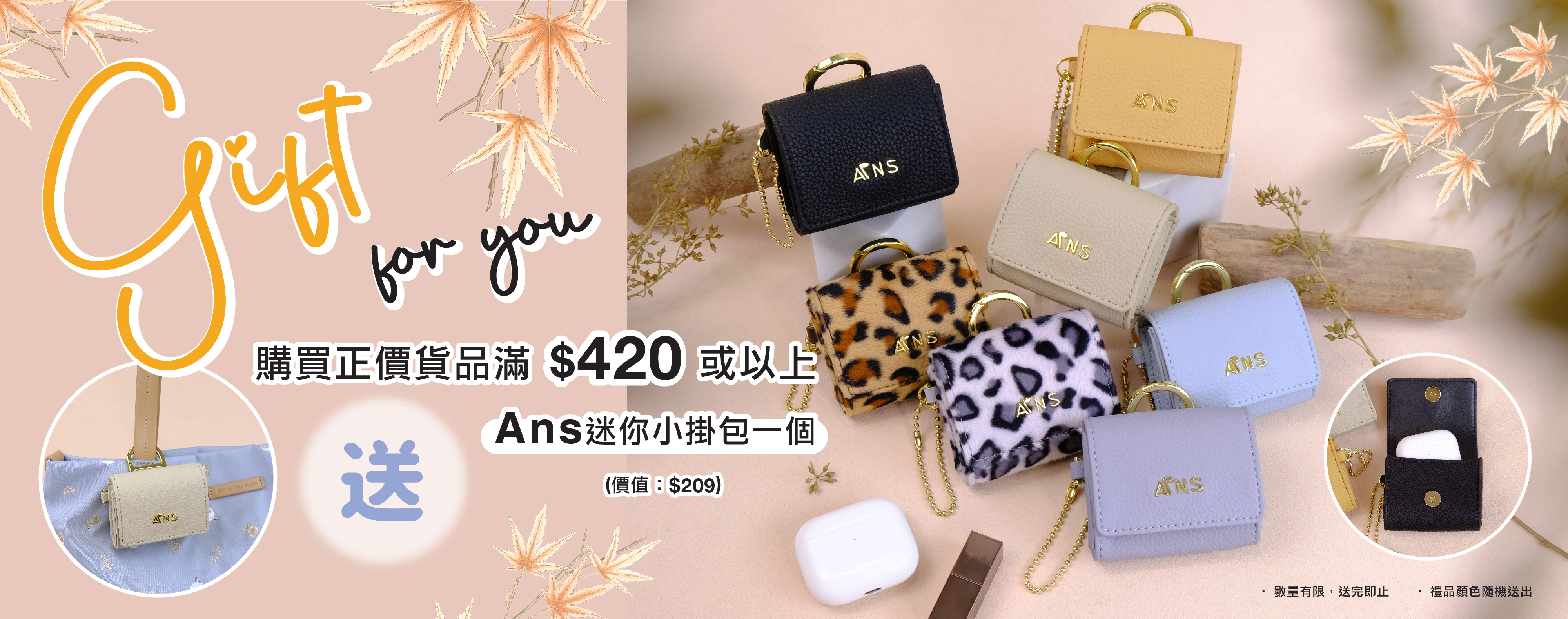 Free Gift, Gift for you, bag charm