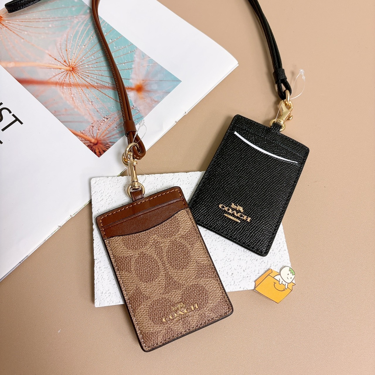 【現貨】Coach 證件套 ID 卡套 卡夾 掛脖套