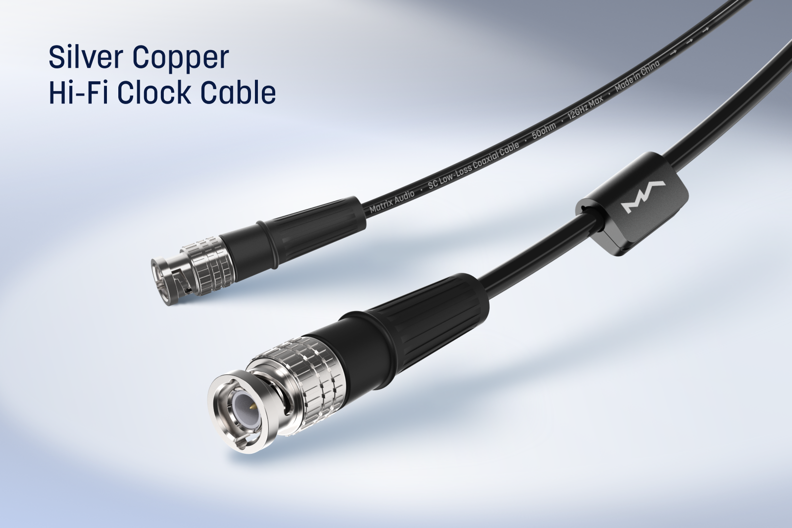 Matrix Audio Silver Copper Hi‑Fi Clock Cable