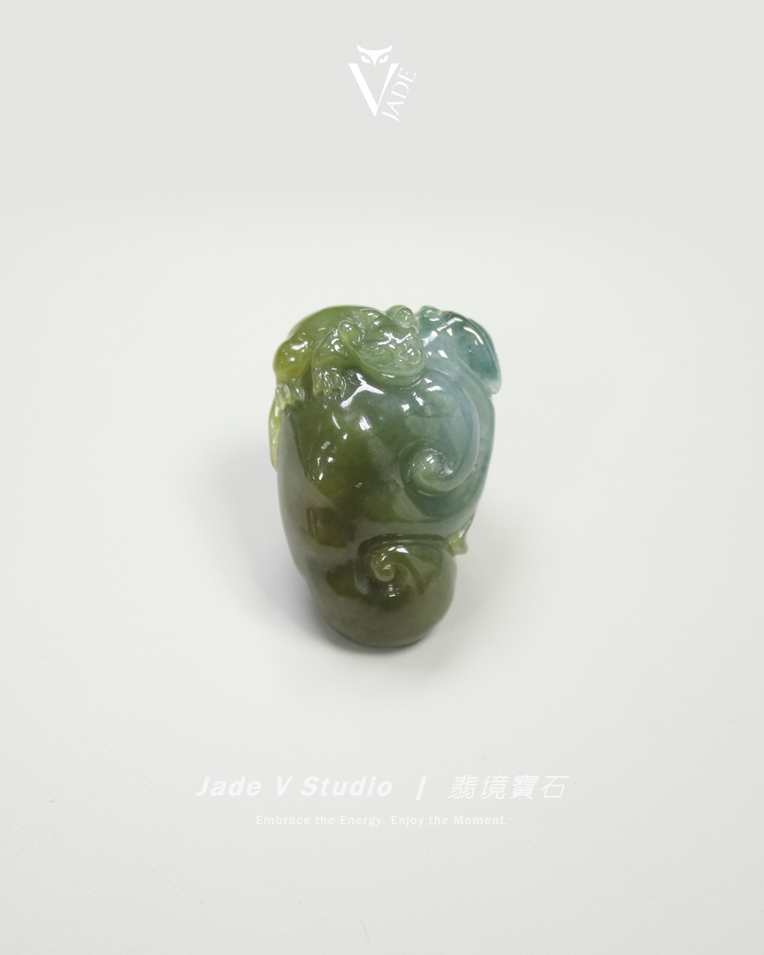 【JadeV｜翡境寶石】糯冰 雙彩 如意 翡翠
