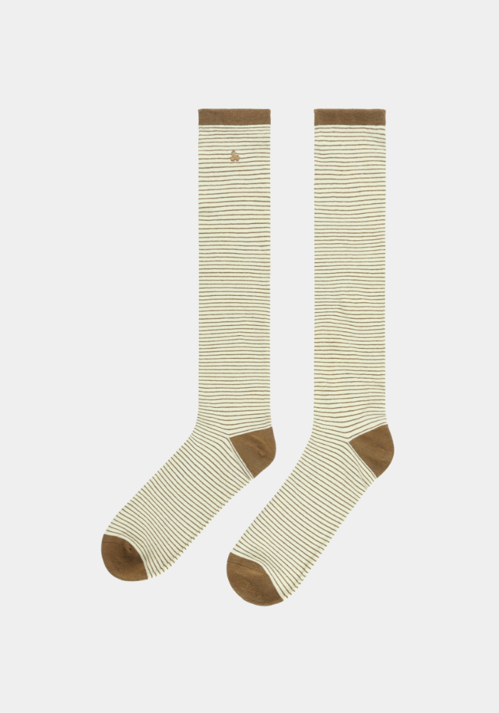 HEISAN Symbol Sriped Socks