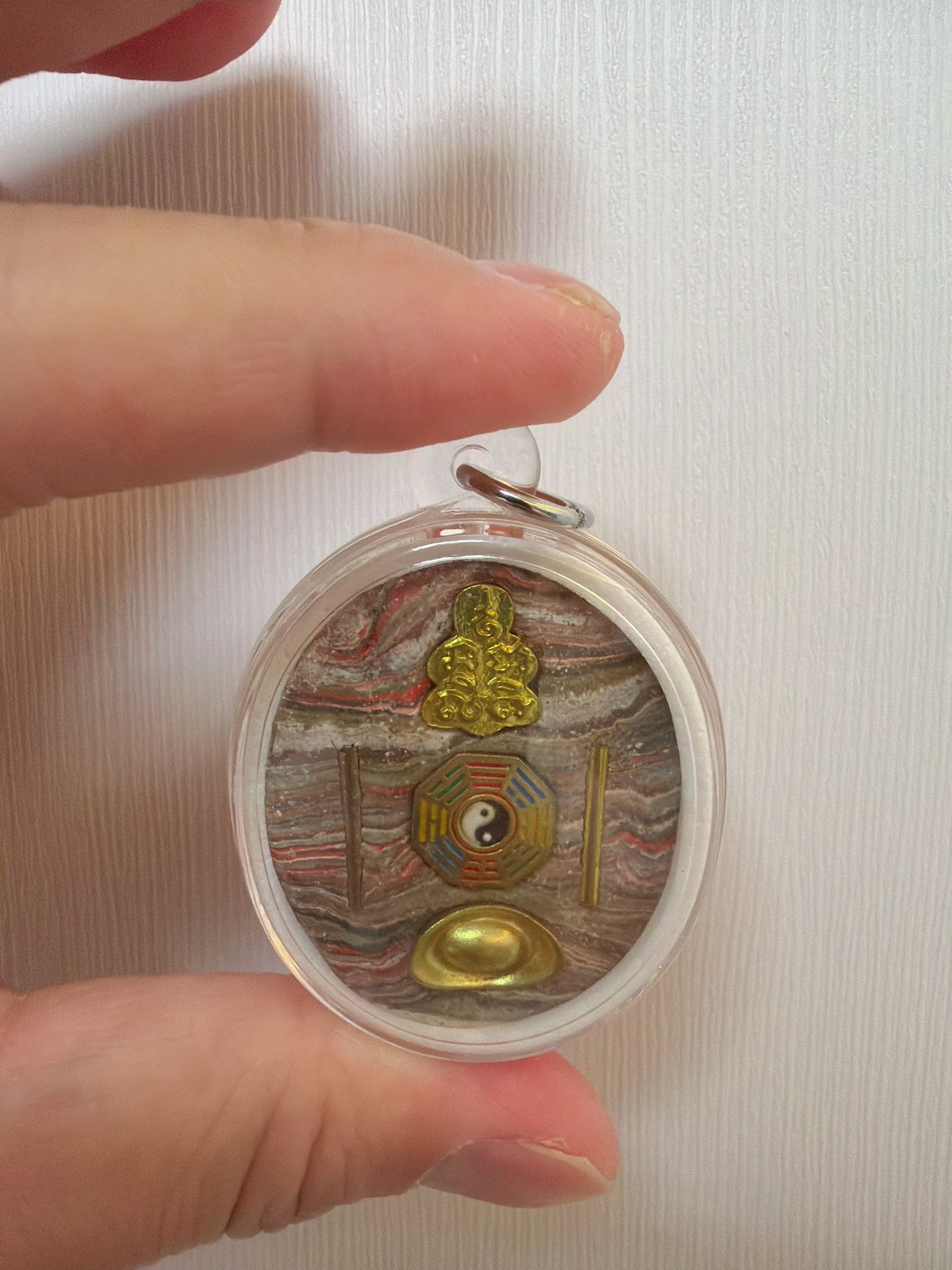 阿贊蘇賓師傅開光 大二爺黑白無常佛牌