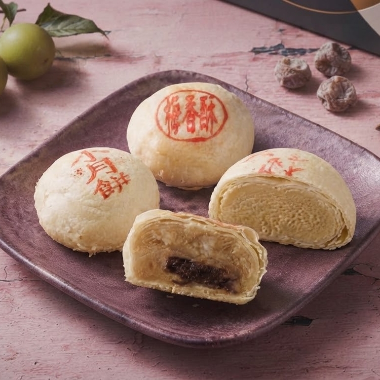 6入梅月禮盒【梅香酥3入+小月餅3入】