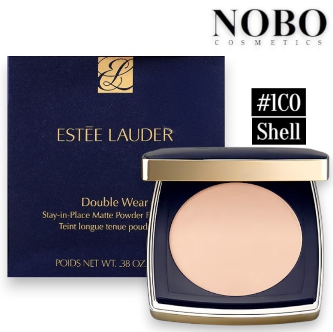 Estée Lauder - Double Wear Stay-in-Place Matte Powder Foundation #1C0 Shell 11g (Parallel Import)