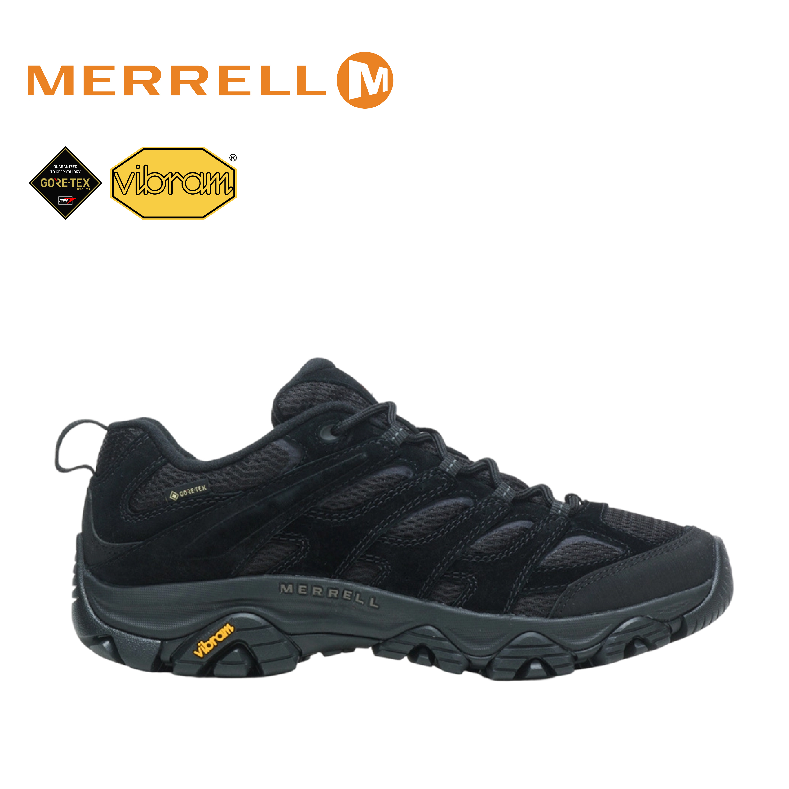 MERRELL美國 Moab 3 GTX 防水多功能健行鞋 男款 (黑色) 33ML500299