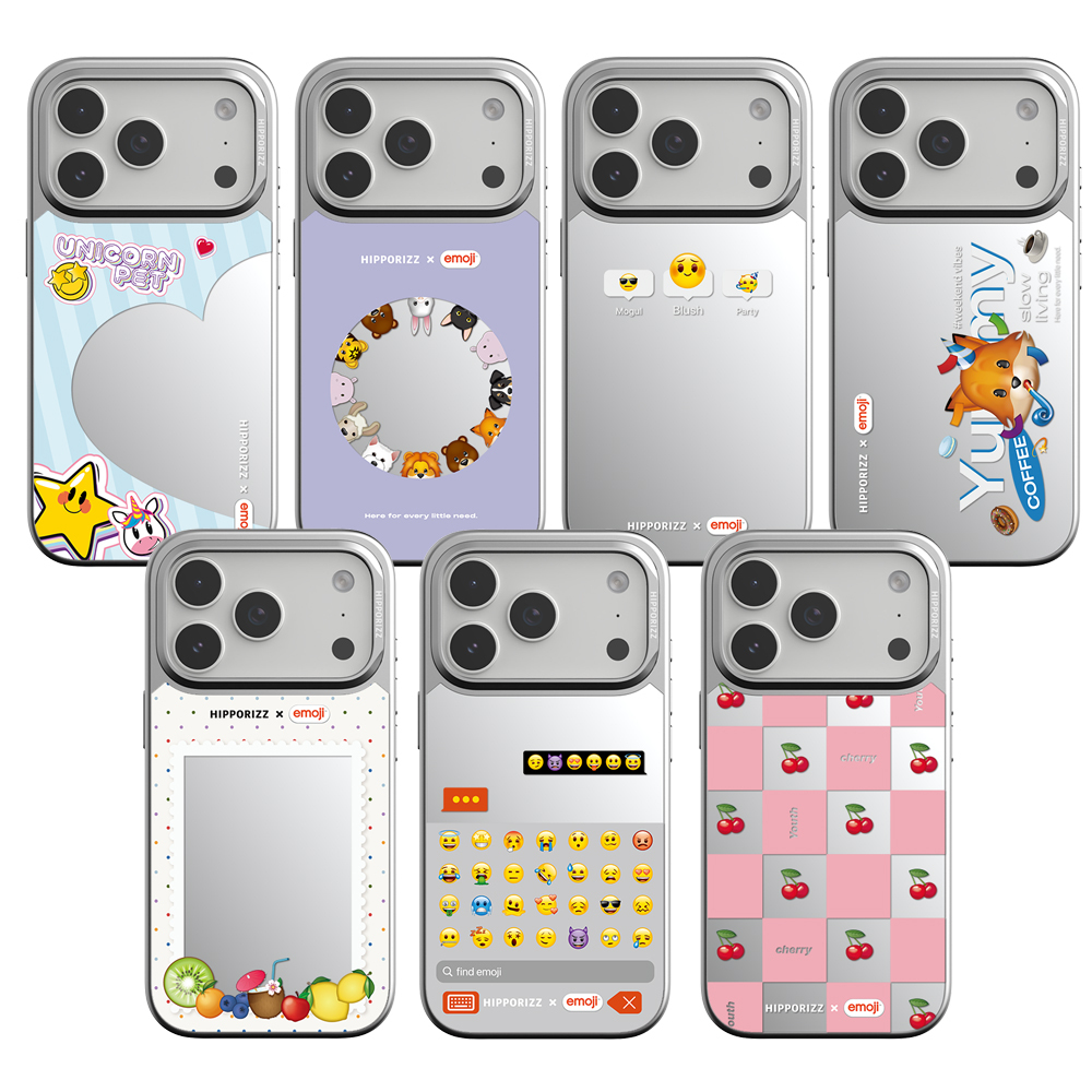 河馬引力 ╳ emoji Mirra 鏡面磁吸支架殼 for iPhone 18