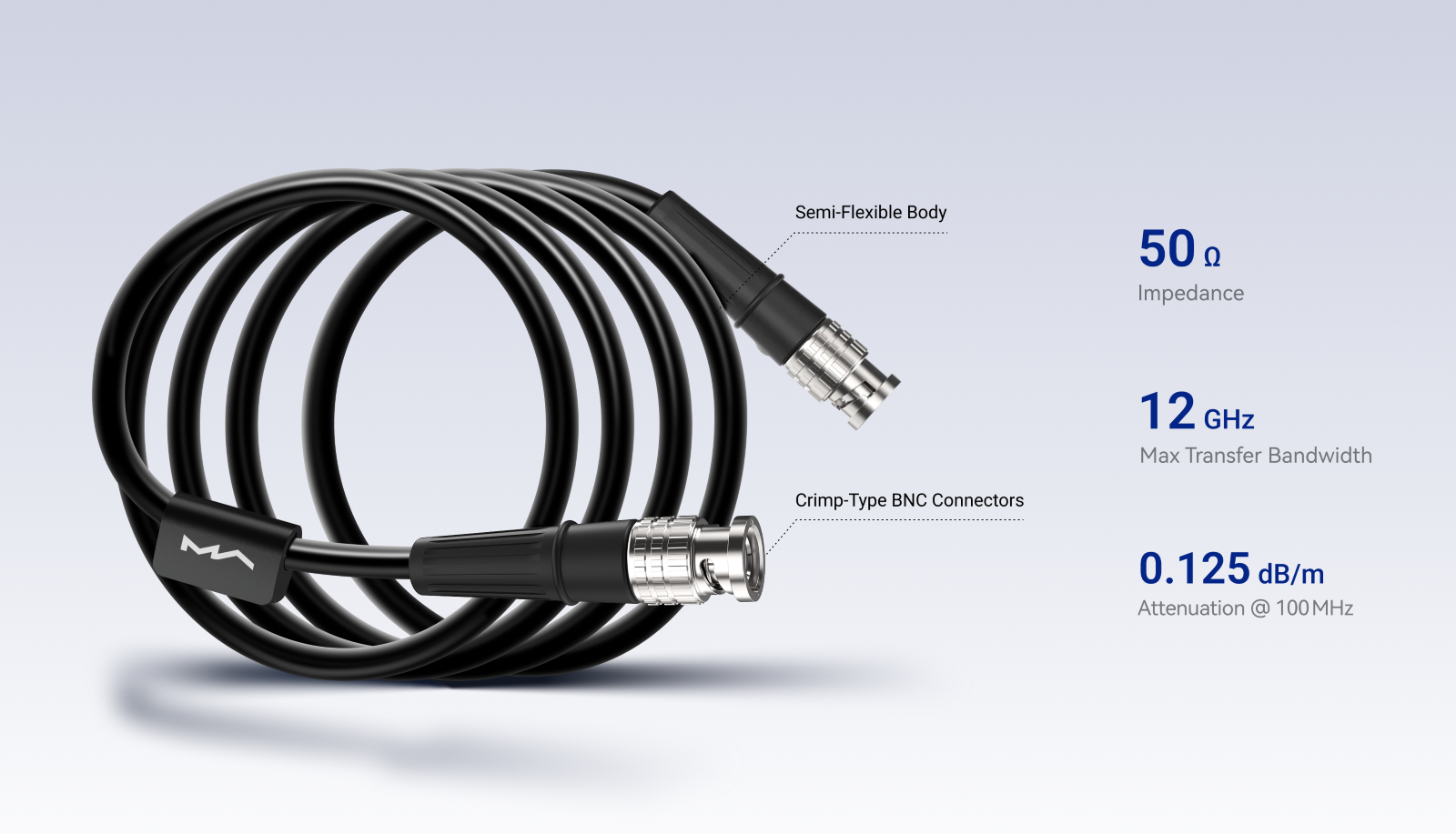 Matrix Audio Silver Copper Hi‑Fi Clock Cable