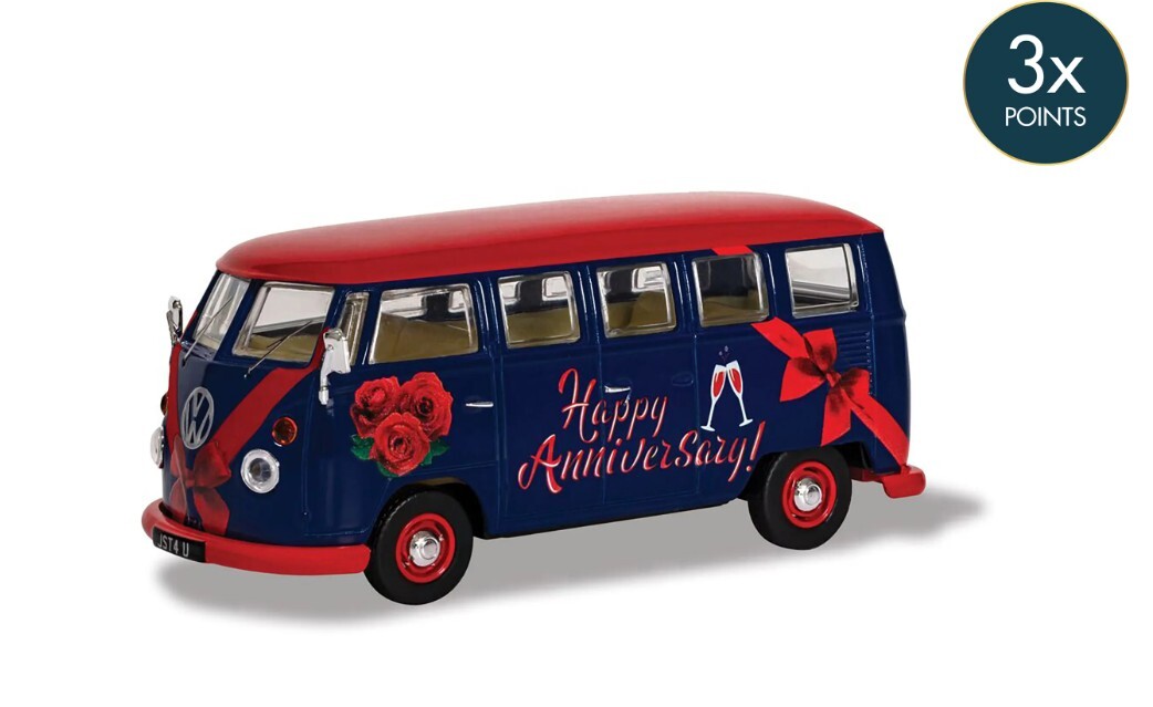 Corgi CC02735 1:43 CC02735 Volkswagen Campervan Happy Anniversary