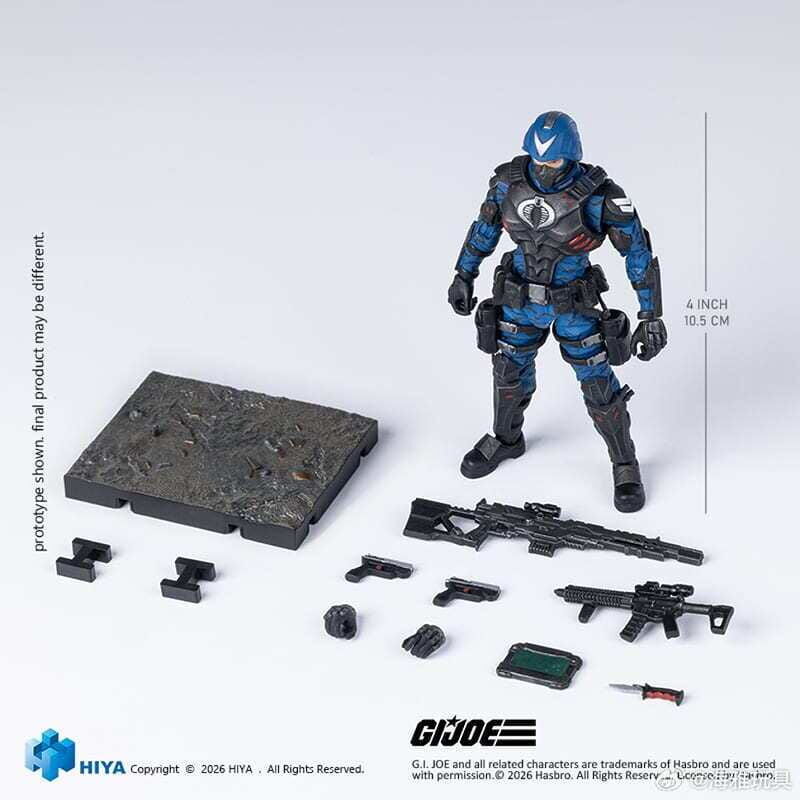 預購27/Q2 HIYA 代理版 可動 1/18 E.M.S. 特種部隊 眼鏡蛇軍官 Python Patrol Ver.