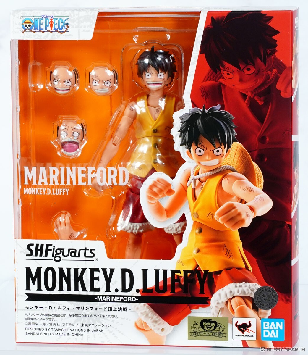 萬代 SHF 魯夫 馬林福特 頂上 決戰 航海王 海賊王 可動完成品